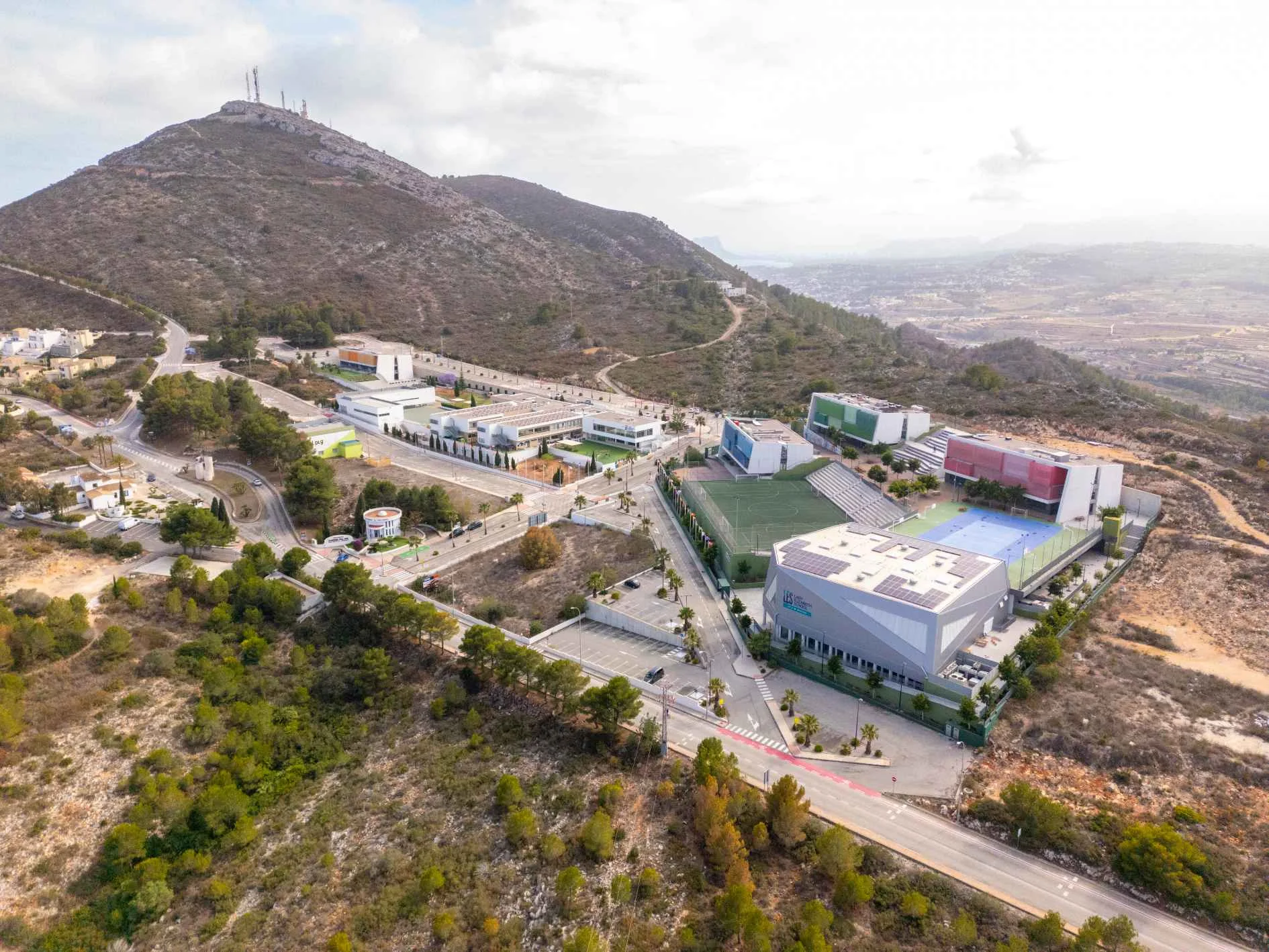 Image of the school from above