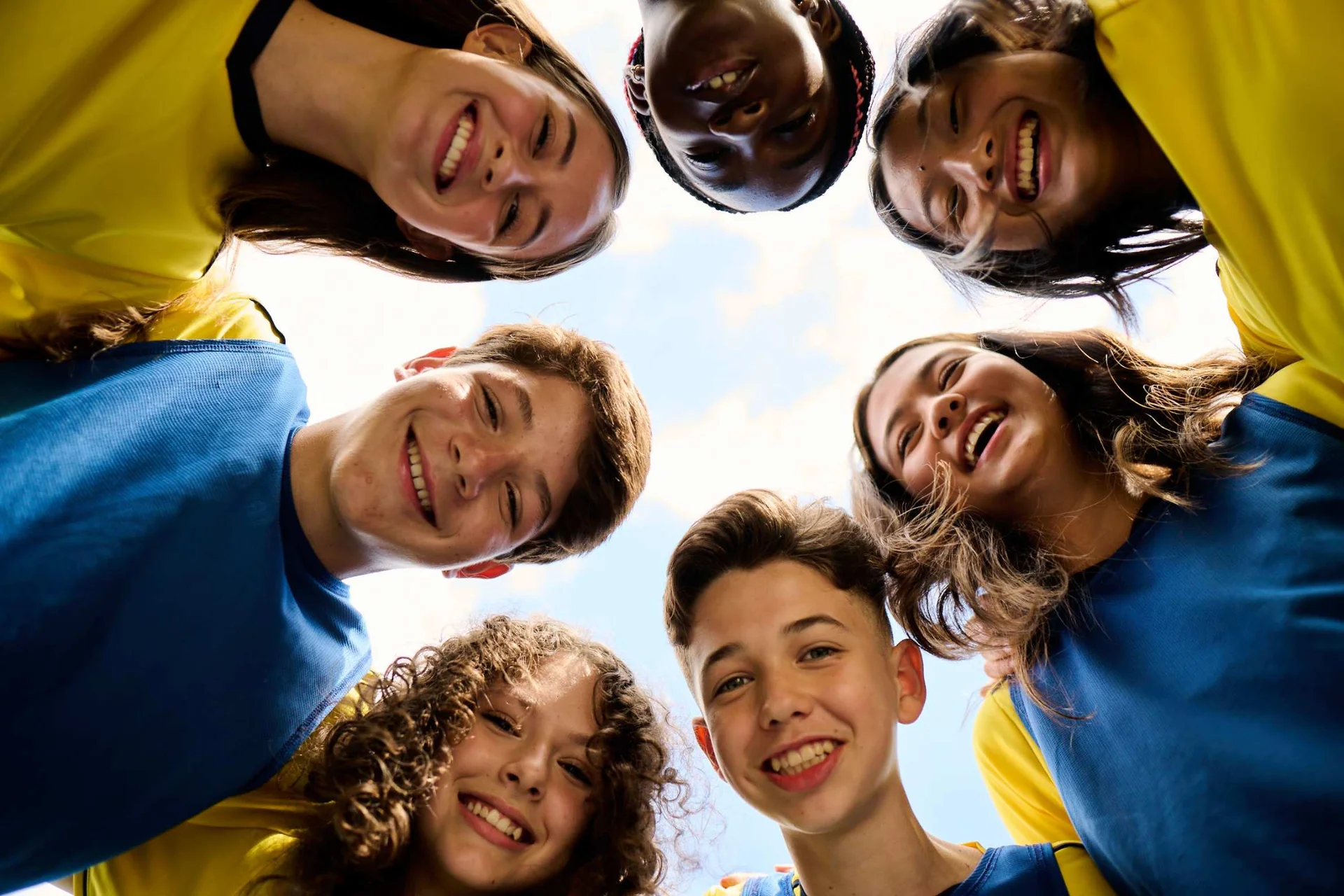 Students smiling