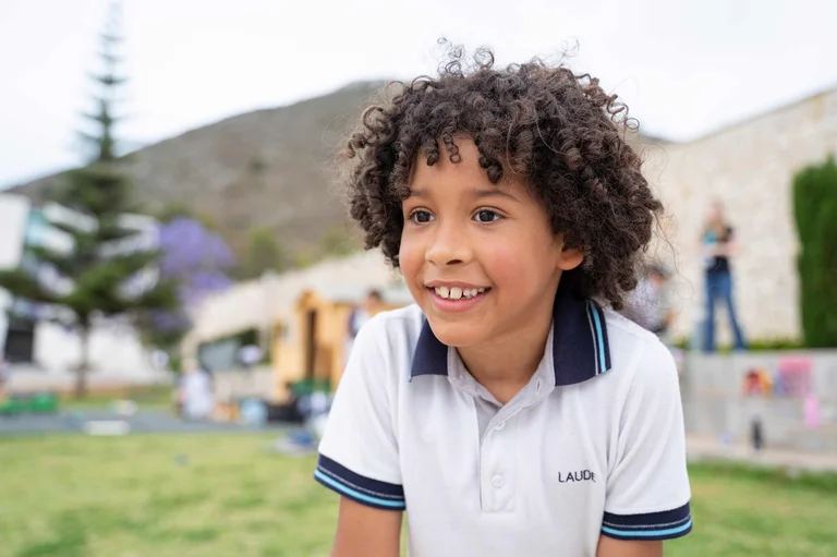 Student smiling 