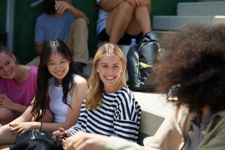Students smiling 
