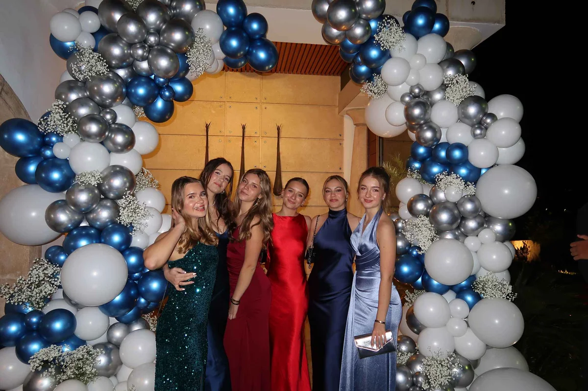 Students at the party 